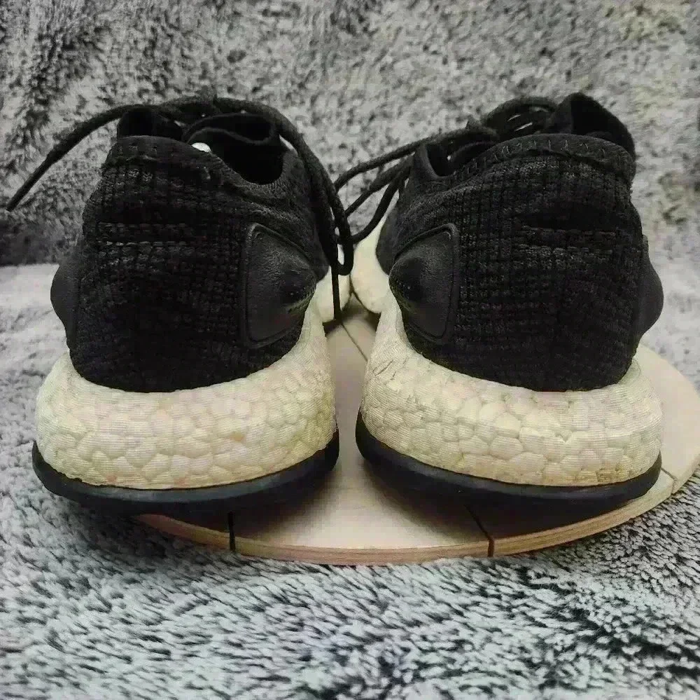 Adidas Pureboost Core Black Dark Solid Grey Sneakers Shoes Men Size 13 CP9326